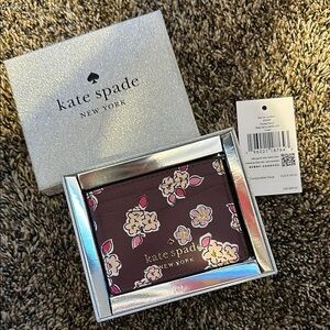 Kate Spade Floral Card Holder